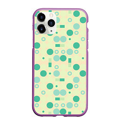 Чехол iPhone 11 Pro матовый Art green