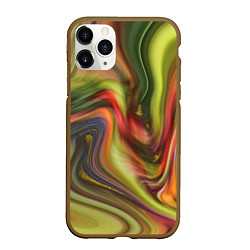 Чехол iPhone 11 Pro матовый Abstraction waves