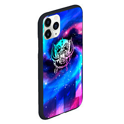 Чехол iPhone 11 Pro матовый Motorhead неоновый космос, цвет: 3D-черный — фото 2