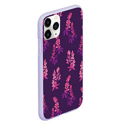 Чехол iPhone 11 Pro матовый Violet nature, цвет: 3D-светло-сиреневый — фото 2