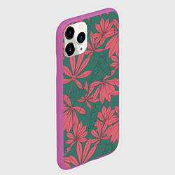 Чехол iPhone 11 Pro матовый Pink nature, цвет: 3D-фиолетовый — фото 2