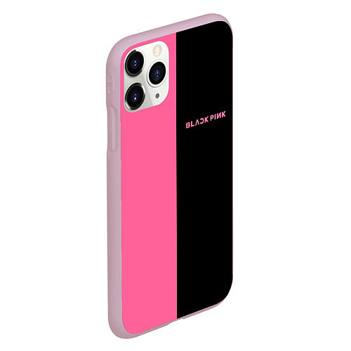 Чехол iPhone 11 Pro матовый Blackpink- двойной / 3D-Розовый – фото 2