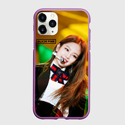 Чехол iPhone 11 Pro матовый Blackpink Jennie Kim, цвет: 3D-фиолетовый