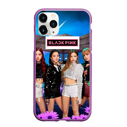 Чехол iPhone 11 Pro матовый Kpop Blackpink, цвет: 3D-фиолетовый