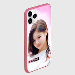 Чехол iPhone 11 Pro матовый Jennie solo, цвет: 3D-малиновый — фото 2
