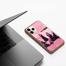 Чехол iPhone 11 Pro матовый Blackpink poster, цвет: 3D-коричневый — фото 2