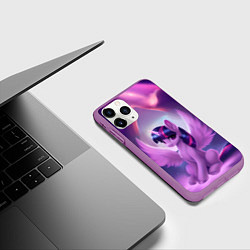Чехол iPhone 11 Pro матовый Твайлайт Спаркл, цвет: 3D-фиолетовый — фото 2