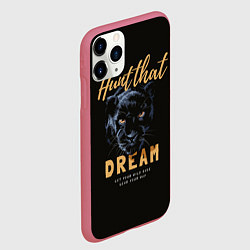 Чехол iPhone 11 Pro матовый Let your wild side lead your way, цвет: 3D-малиновый — фото 2