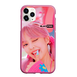 Чехол iPhone 11 Pro матовый Jennie Black pink