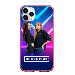 Чехол iPhone 11 Pro матовый Blackpink neon