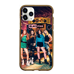 Чехол iPhone 11 Pro матовый Blackpink girls poster