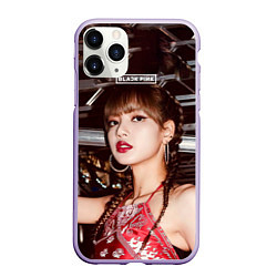 Чехол iPhone 11 Pro матовый Lisa Blackpink, цвет: 3D-светло-сиреневый