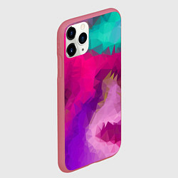 Чехол iPhone 11 Pro матовый Pinky spirit, цвет: 3D-малиновый — фото 2
