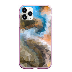 Чехол iPhone 11 Pro матовый Spirit pattern, цвет: 3D-розовый