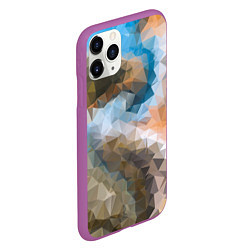 Чехол iPhone 11 Pro матовый Spirit pattern, цвет: 3D-фиолетовый — фото 2