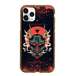 Чехол iPhone 11 Pro матовый Oni mask