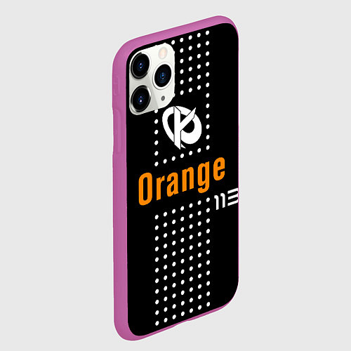 Чехол iPhone 11 Pro матовый Karmine Corp форма / 3D-Фиолетовый – фото 2