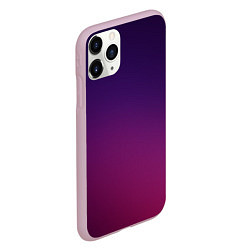 Чехол iPhone 11 Pro матовый Малиновый градиент, цвет: 3D-розовый — фото 2