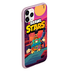 Чехол iPhone 11 Pro матовый Brawlstars 8bit ghost, цвет: 3D-розовый — фото 2