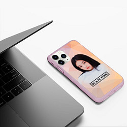 Чехол iPhone 11 Pro матовый Jennie Kim Blackpink, цвет: 3D-розовый — фото 2