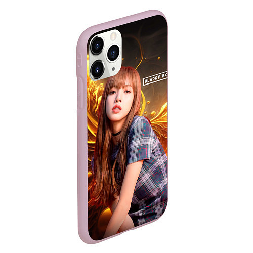 Чехол iPhone 11 Pro матовый Rose Blackpink kpop / 3D-Розовый – фото 2