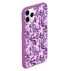 Чехол iPhone 11 Pro матовый Мягкий сиреневый, цвет: 3D-фиолетовый — фото 2