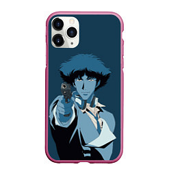 Чехол iPhone 11 Pro матовый Spike Spiegel blue