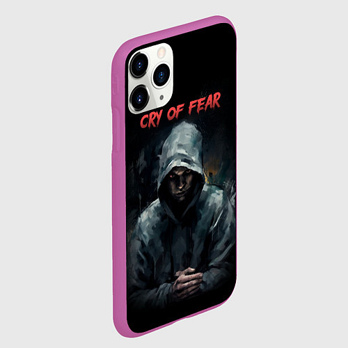 Чехол iPhone 11 Pro матовый Cry of Fear - Simon / 3D-Фиолетовый – фото 2