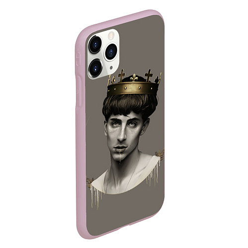 Чехол iPhone 11 Pro матовый Король Тимоти / 3D-Розовый – фото 2