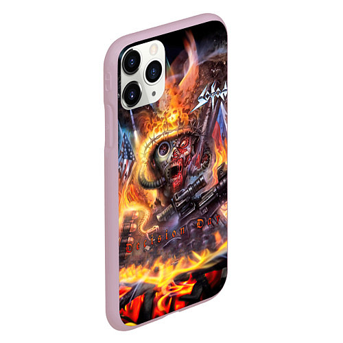 Чехол iPhone 11 Pro матовый Sodom Decision day / 3D-Розовый – фото 2