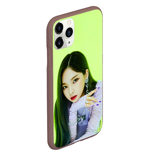 Чехол iPhone 11 Pro матовый Карина - Эспа / 3D-Коричневый – фото 2