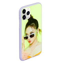 Чехол iPhone 11 Pro матовый НинНин - Aespa, цвет: 3D-светло-сиреневый — фото 2