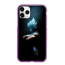 Чехол iPhone 11 Pro матовый Vegeta - Dragon ball, цвет: 3D-фиолетовый