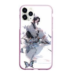 Чехол iPhone 11 Pro матовый Shinubu-tan, цвет: 3D-розовый