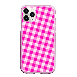 Чехол iPhone 11 Pro матовый Розовая клетка Барби, цвет: 3D-розовый