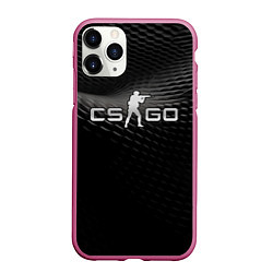 Чехол iPhone 11 Pro матовый CS GO black chrome