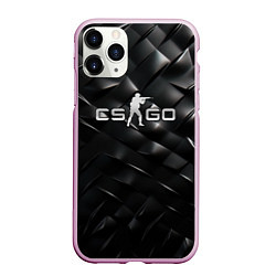 Чехол iPhone 11 Pro матовый CS GO black chrome