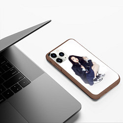 Чехол iPhone 11 Pro матовый Красотка АйЮ - IU, цвет: 3D-коричневый — фото 2