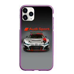 Чехол iPhone 11 Pro матовый Audi sport - racing car - extreme, цвет: 3D-фиолетовый