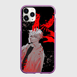 Чехол iPhone 11 Pro матовый Агенты времени - Гуан Лу, цвет: 3D-фиолетовый