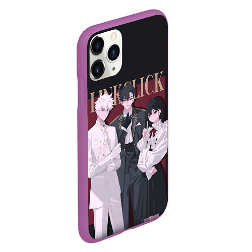 Чехол iPhone 11 Pro матовый Агенты времени - персонажи / 3D-Фиолетовый – фото 2