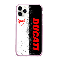 Чехол iPhone 11 Pro матовый Ducati - двоичный