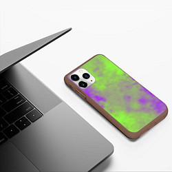 Чехол iPhone 11 Pro матовый Октябрьский шум, цвет: 3D-коричневый — фото 2
