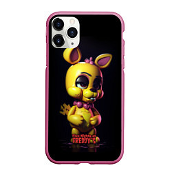 Чехол iPhone 11 Pro матовый Spring Bonnie, цвет: 3D-малиновый