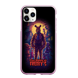 Чехол iPhone 11 Pro матовый Five Nights at Freddys horror