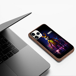 Чехол iPhone 11 Pro матовый Five Nights at Freddys horror, цвет: 3D-коричневый — фото 2