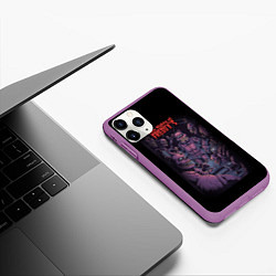 Чехол iPhone 11 Pro матовый Five Nights at Freddys poster, цвет: 3D-фиолетовый — фото 2