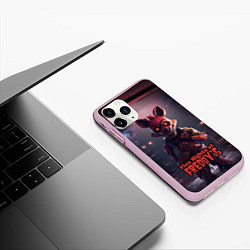 Чехол iPhone 11 Pro матовый Five Nights at Freddys Mangle, цвет: 3D-розовый — фото 2