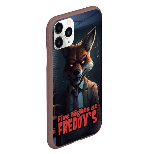 Чехол iPhone 11 Pro матовый Five Nights at Freddys Mangle / 3D-Коричневый – фото 2