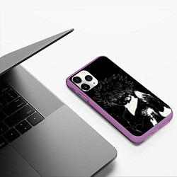Чехол iPhone 11 Pro матовый Киллуа Золдик - Хантер, цвет: 3D-фиолетовый — фото 2